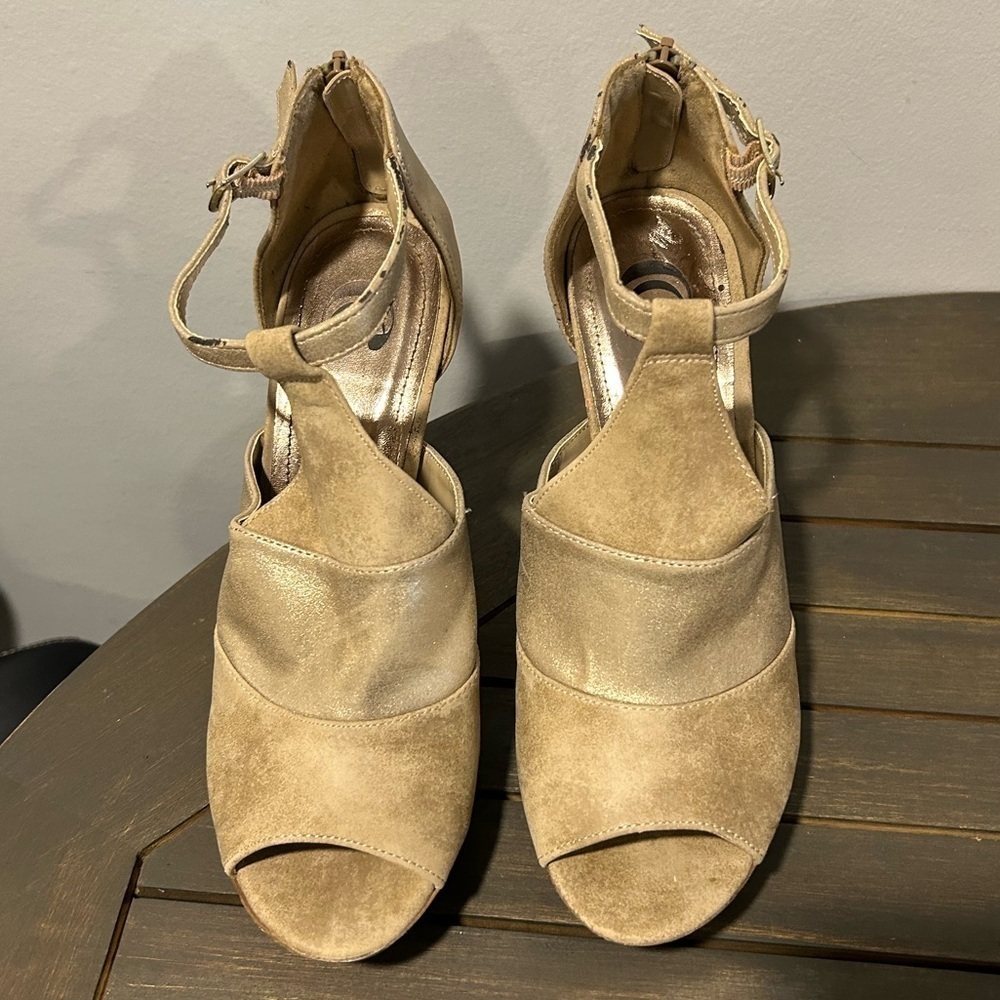 {Charming Charlie} Open Toe High Heels